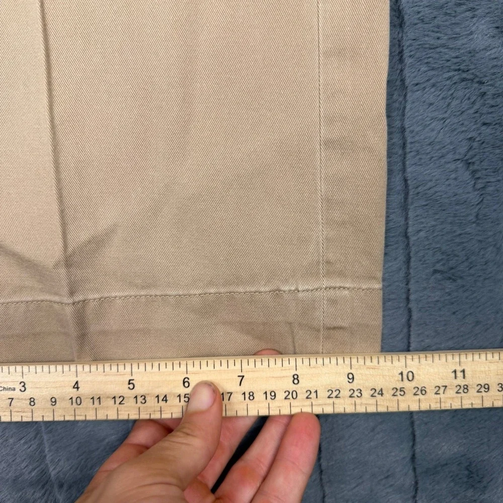 Polo Ralph Lauren Classic Fit Chino Pants Mens 42x32 Khaki Tan Cotton Twill